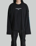 'BAR' SUPERSIZED LONGSLEEVE