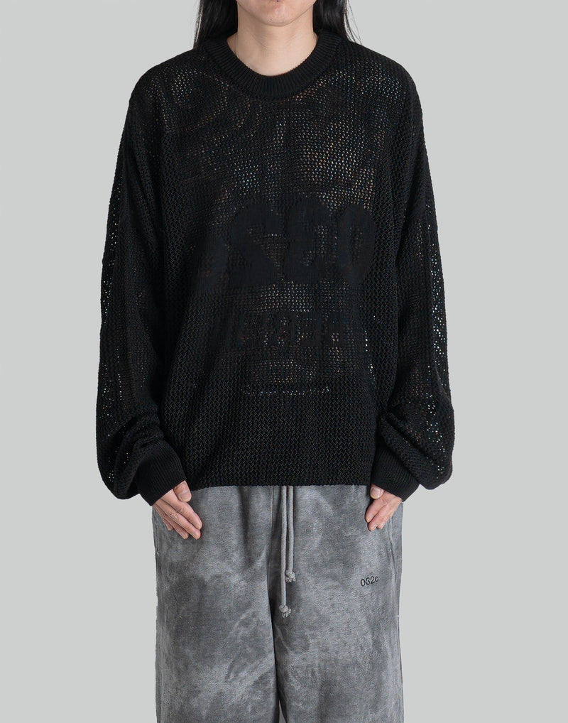 032C - SELFIE 'LACE KNIT' SWEATER - 082plus