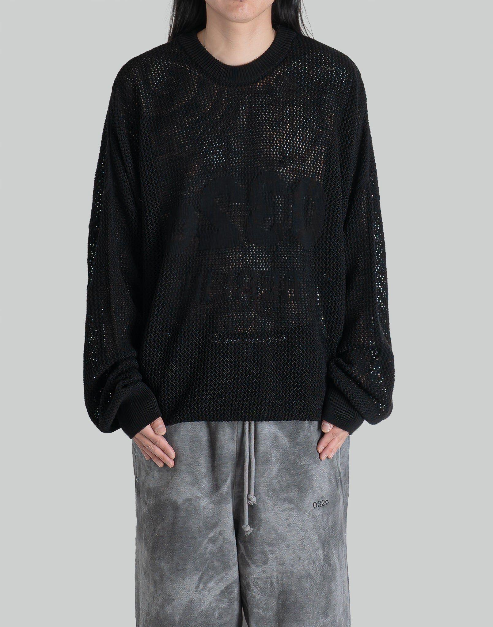 032C - SELFIE 'LACE KNIT' SWEATER - 082plus