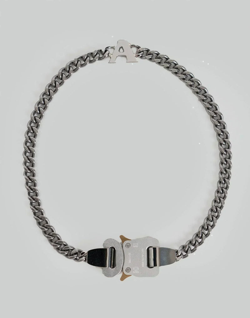 1017 ALYX 9SM - BUCKLE NECKLACE WITH CHARM - 082plus
