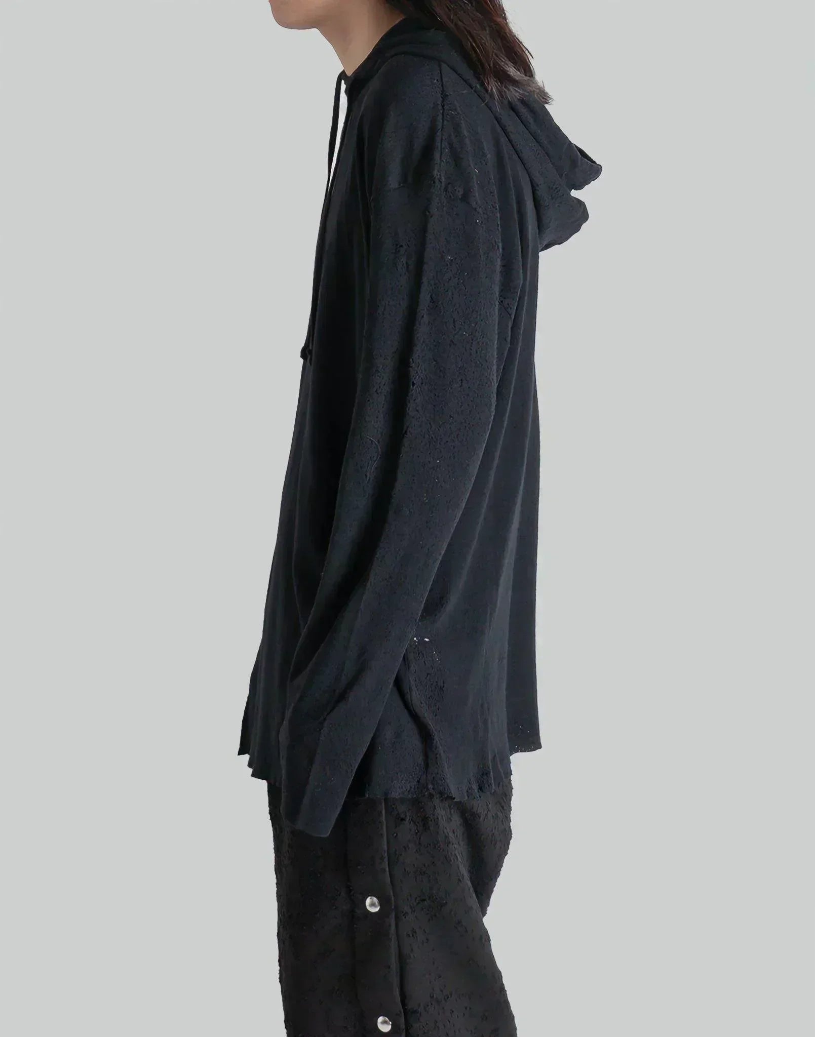 1017 ALYX 9SM - DESTROYED HOODED TEE - 082plus