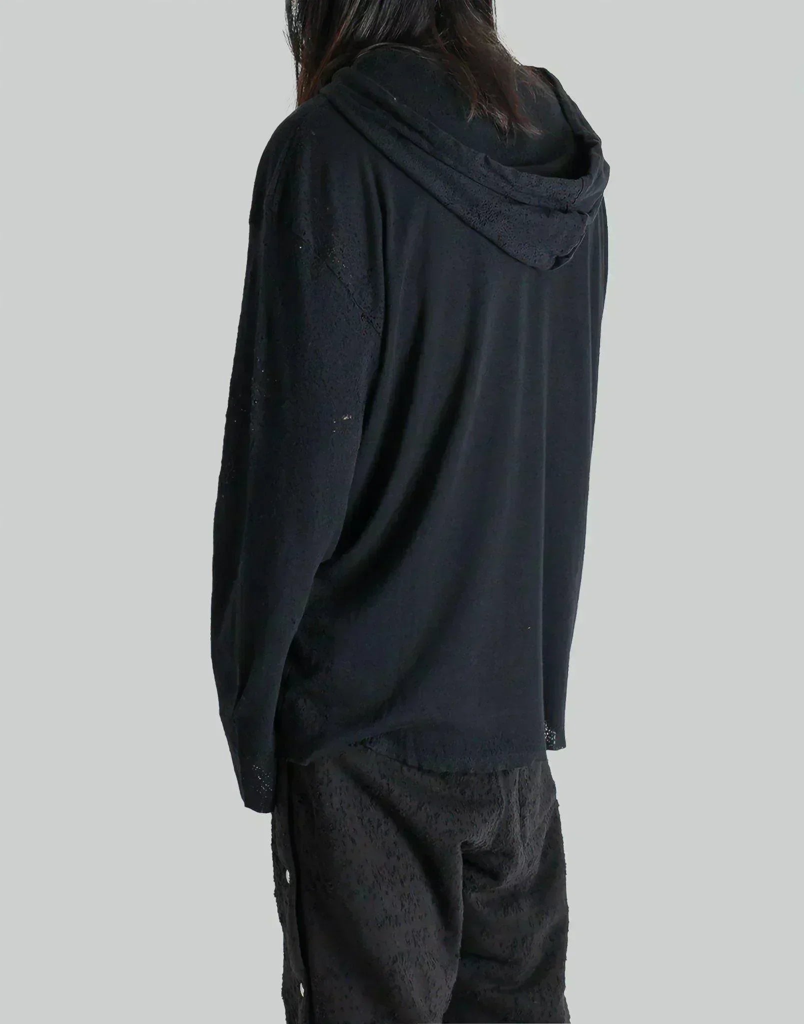 1017 ALYX 9SM - DESTROYED HOODED TEE - 082plus