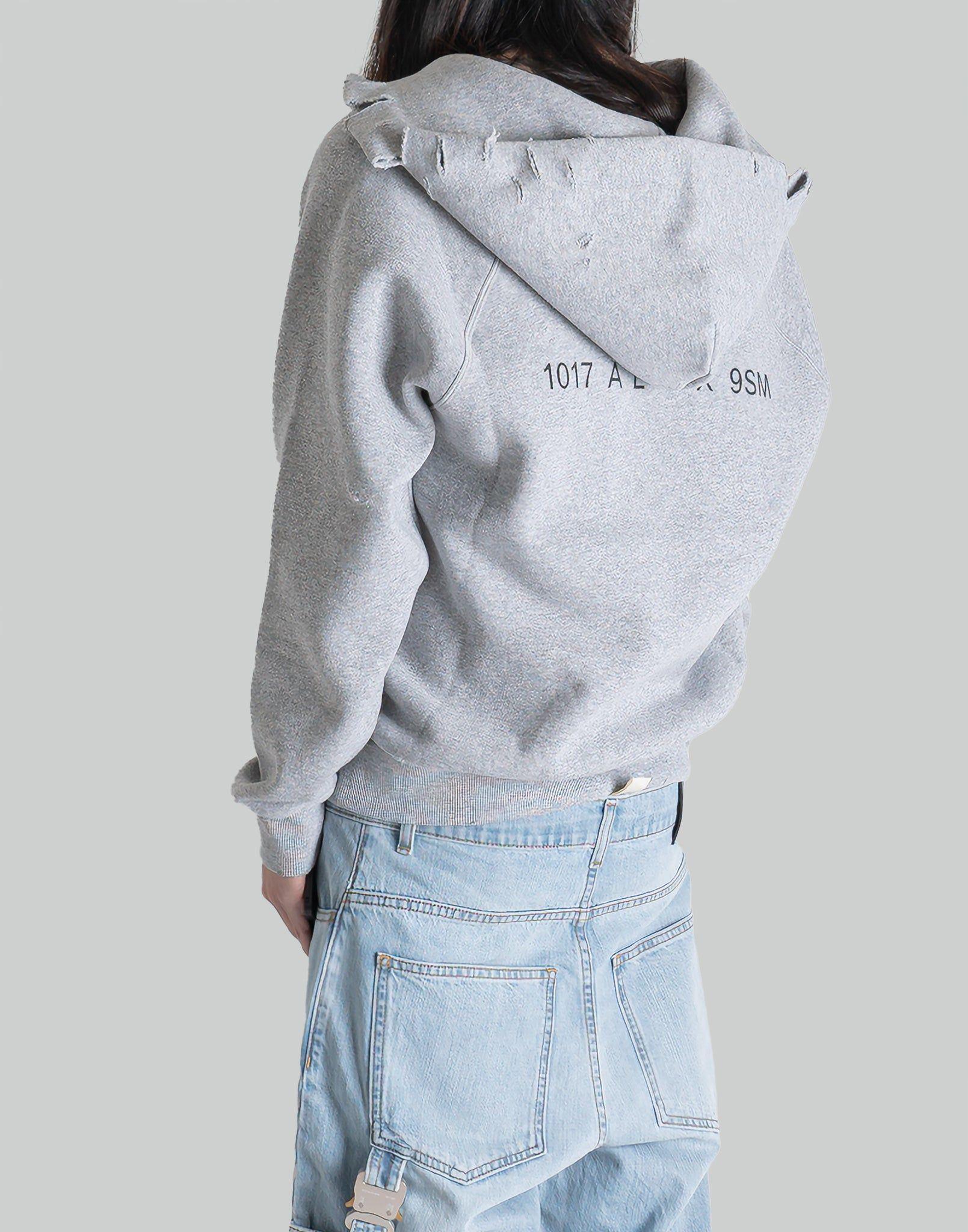 1017 ALYX 9SM - DISTRESSED HOODIE SWEATSHIRT - 082plus