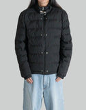 LIGHTWEIGHT BUCKLE PUFFER JACKET