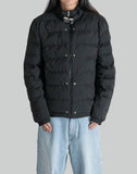 LIGHTWEIGHT BUCKLE PUFFER JACKET