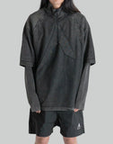 1017 ALYX 9SM - LOGO DOUBLE SLEEVE TEE WITH ZIP - 082plus