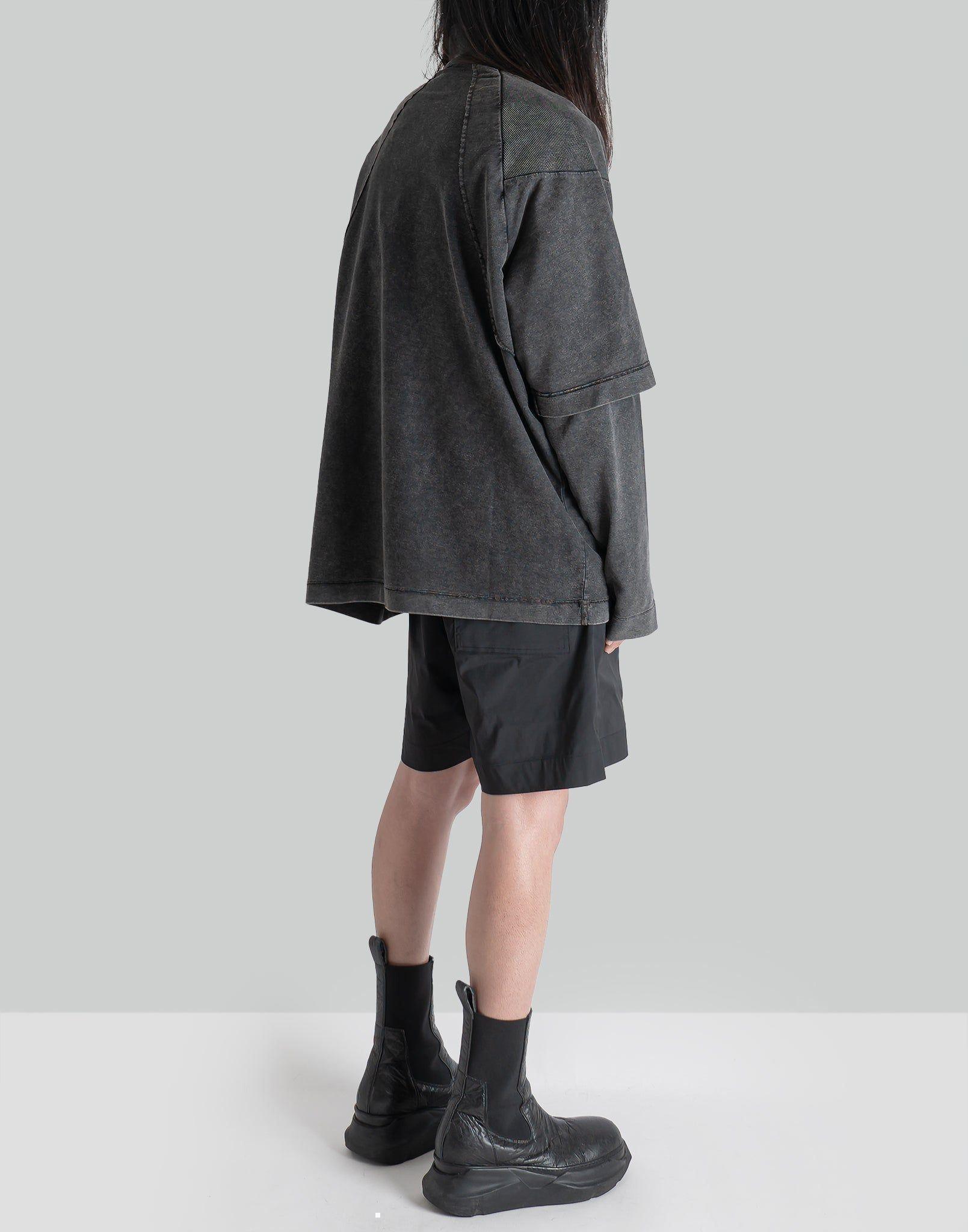 1017 ALYX 9SM - LOGO DOUBLE SLEEVE TEE WITH ZIP - 082plus