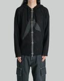 LONGSLEEVE HOODED MESH TEE