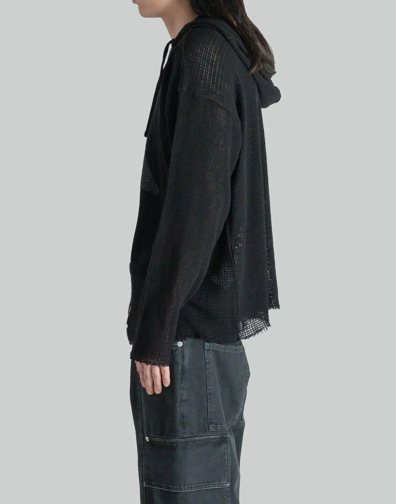 1017 ALYX 9SM - LONGSLEEVE HOODED MESH TEE - 082plus