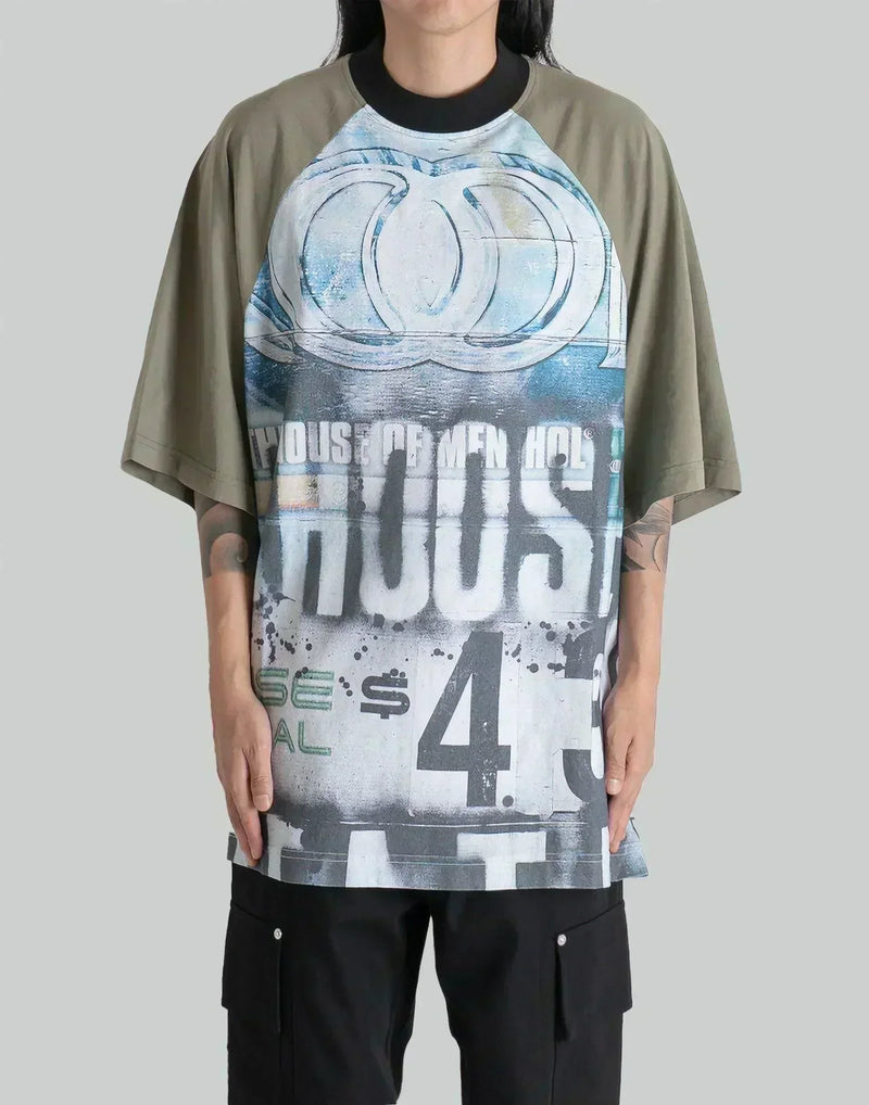 1017 ALYX 9SM - SHORT SLEEVE OVERSIZED RAGLAN T-SHIRT - 082plus