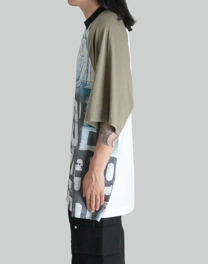 1017 ALYX 9SM - SHORT SLEEVE OVERSIZED RAGLAN T-SHIRT - 082plus