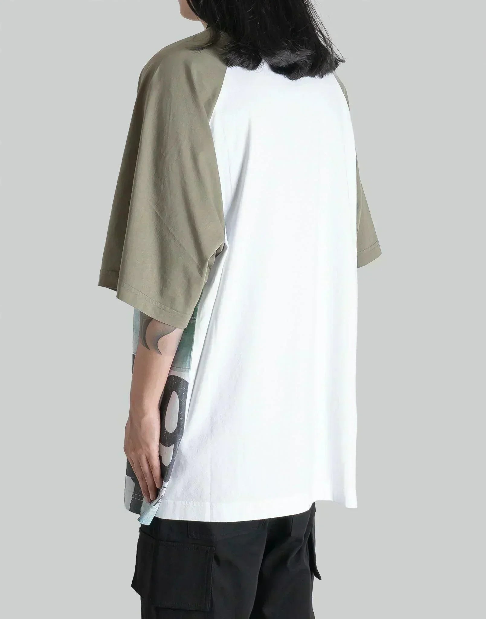1017 ALYX 9SM - SHORT SLEEVE OVERSIZED RAGLAN T-SHIRT - 082plus