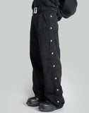 SNAP OFF COTTON SWEATPANTS