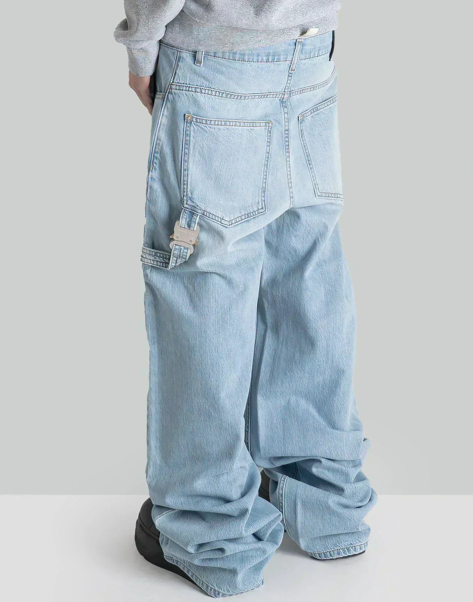 1017 ALYX 9SM - WIDE LEG JEANS WITH BUCKLE - 082plus