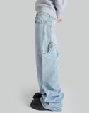1017 ALYX 9SM - WIDE LEG JEANS WITH BUCKLE - 082plus