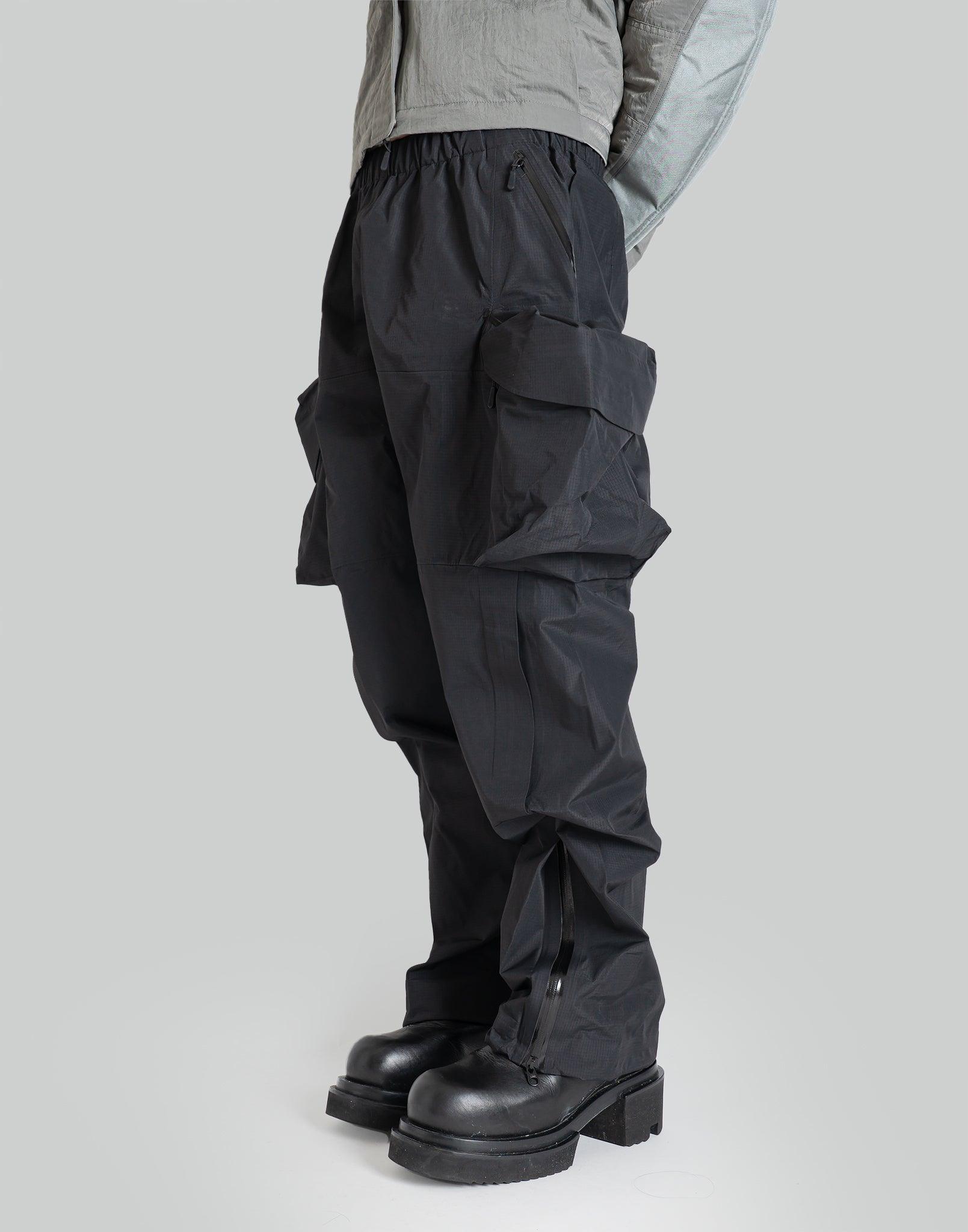 パンツ DINGYUN ZHANG KNEE-PANEL CARGO XL DINGYUN ZHANG / ディンユー・チャン - KNEE-PANEL CARGO (BLACK