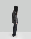 POST ARCHIVE FACTION - 8.0 LEATHER JACKET CENTER - 082plus
