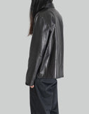 POST ARCHIVE FACTION - 8.0 LEATHER JACKET RIGHT - 082plus
