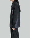 99%IS- - 1% Patch Side Ribbed Check Shirt - 082plus