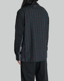 99%IS- - 1% Patch Side Ribbed Check Shirt - 082plus