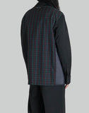 99%IS- - 1% Patch Side Ribbed Check Shirt - 082plus