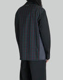 99%IS- - 1% Patch Side Ribbed Check Shirt - 082plus