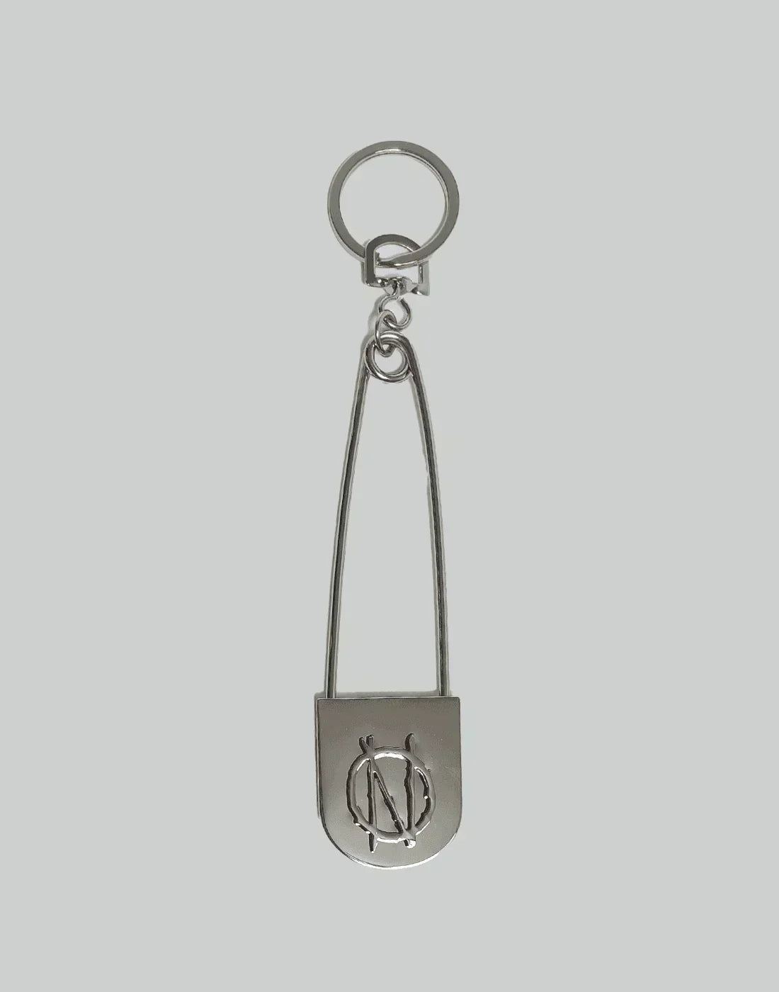 99%IS- - "1%ove" SAFETY PIN KEYCHAIN - 082plus