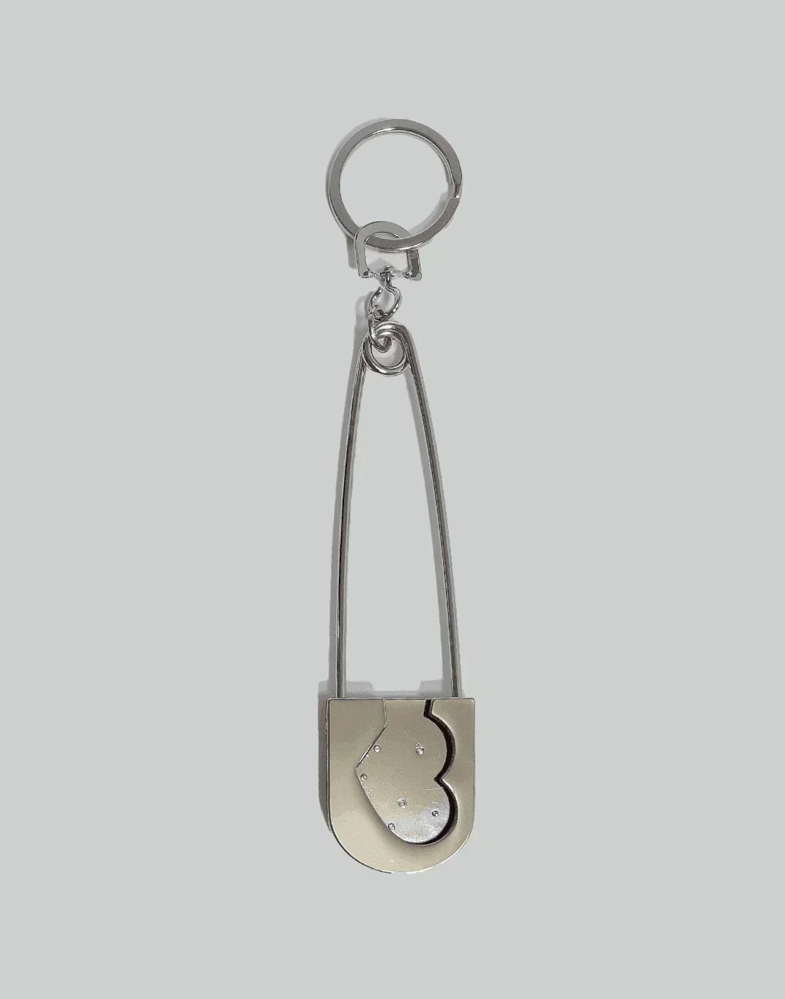 99%IS- - "1%ove" SAFETY PIN KEYCHAIN - 082plus