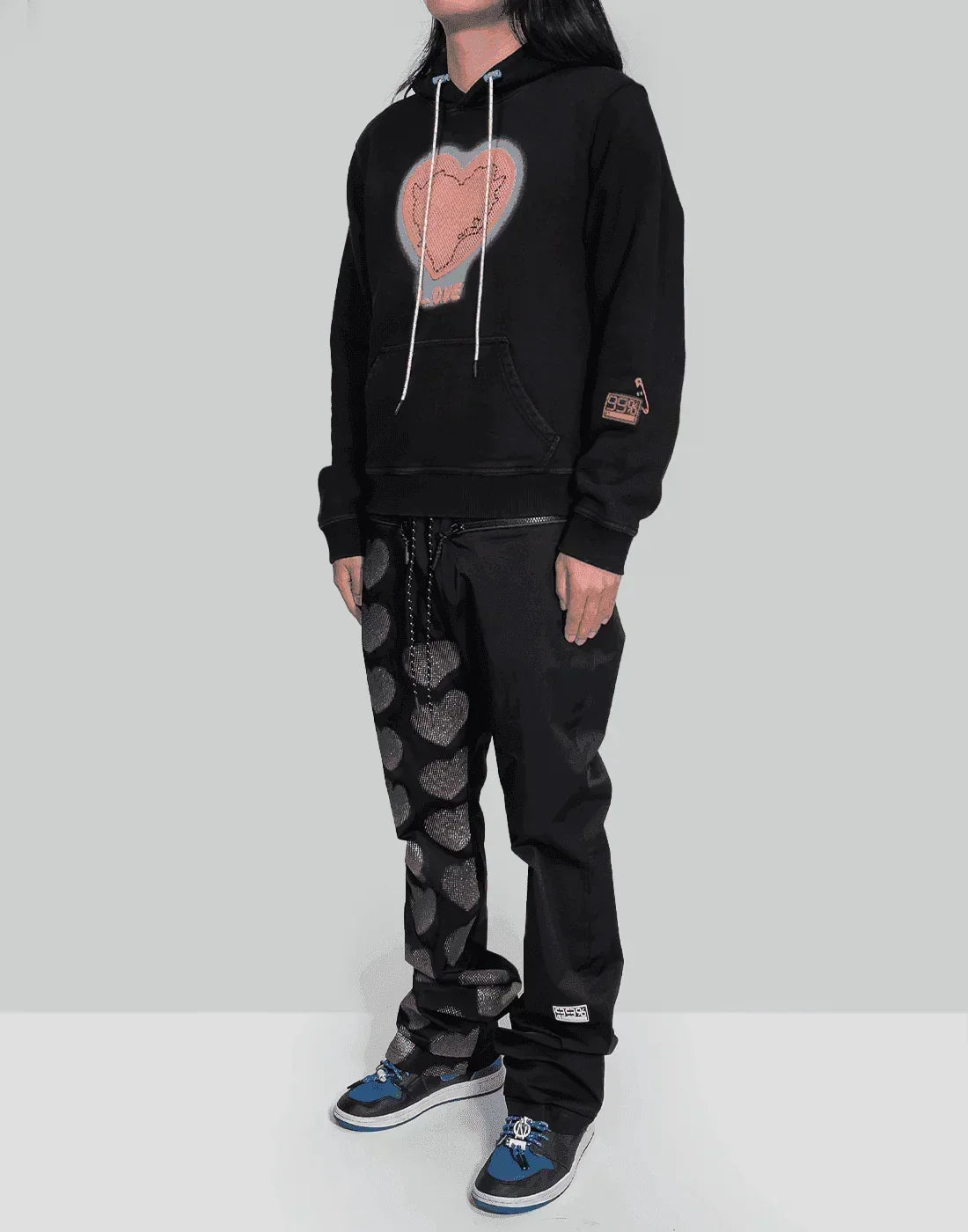 99%IS- - "1%ove" Sex Washed Hoodie (Hand Made Custom) - 082plus