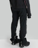 99%IS- - ' ATT1%TUDE ' LINE D-Ring Razor Blade Twist Trousers - 082plus
