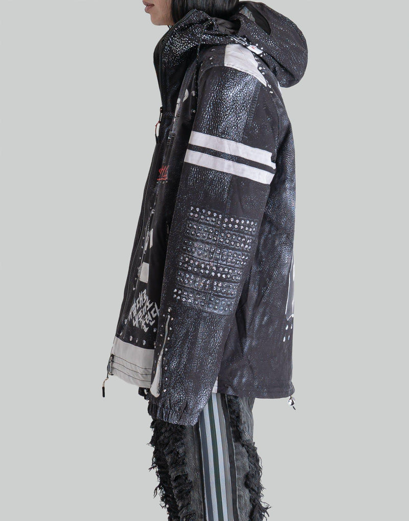 99%IS- - Bajowoo Lerther ' OUR FAITH ' Padded Jaket - 082plus