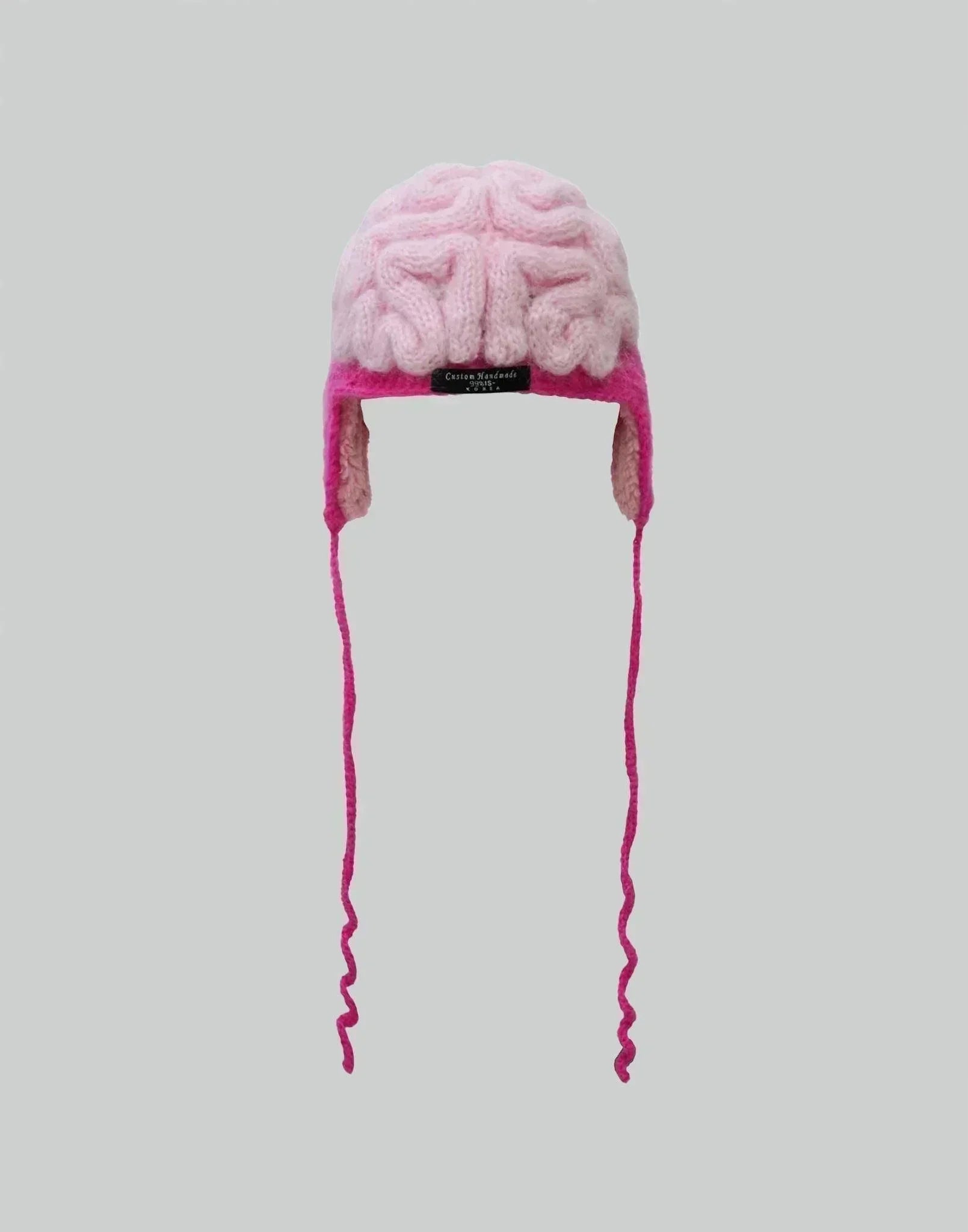 99%IS- - Hand-Made ' BRA1%N ' Knitting Hat - 082plus
