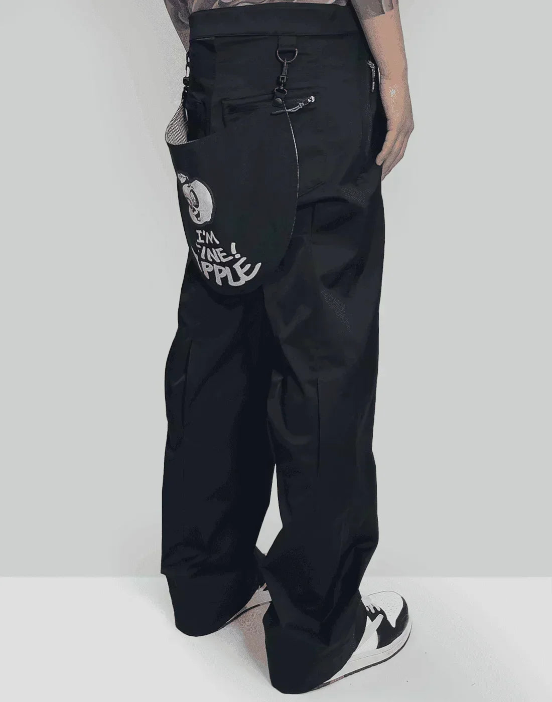 99%IS- - "I'M FINE! APPLE" Bondage Pants - 082plus