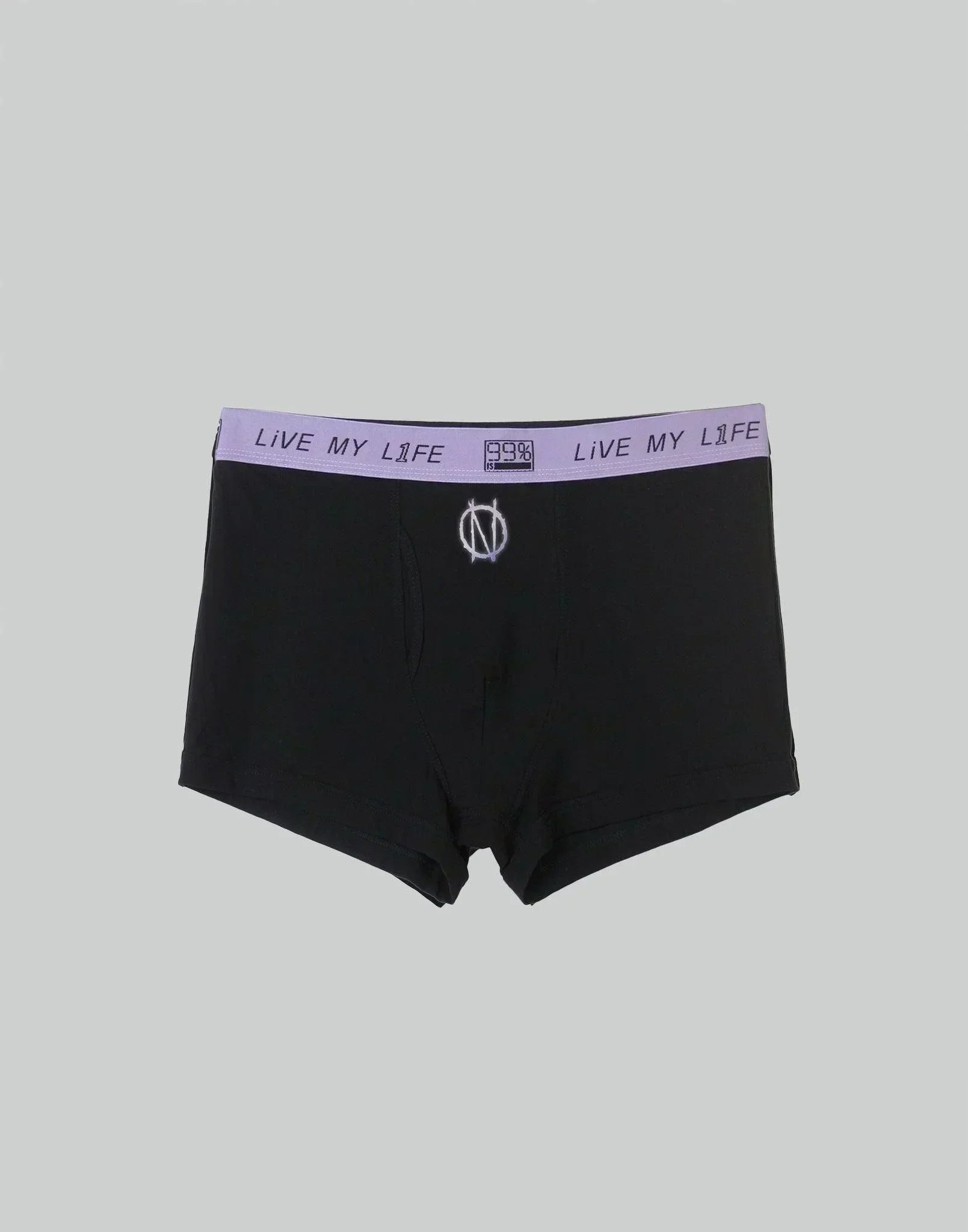 99%IS- - ' LiVE MY L1FE ' PANTIES FOR MEN - 082plus