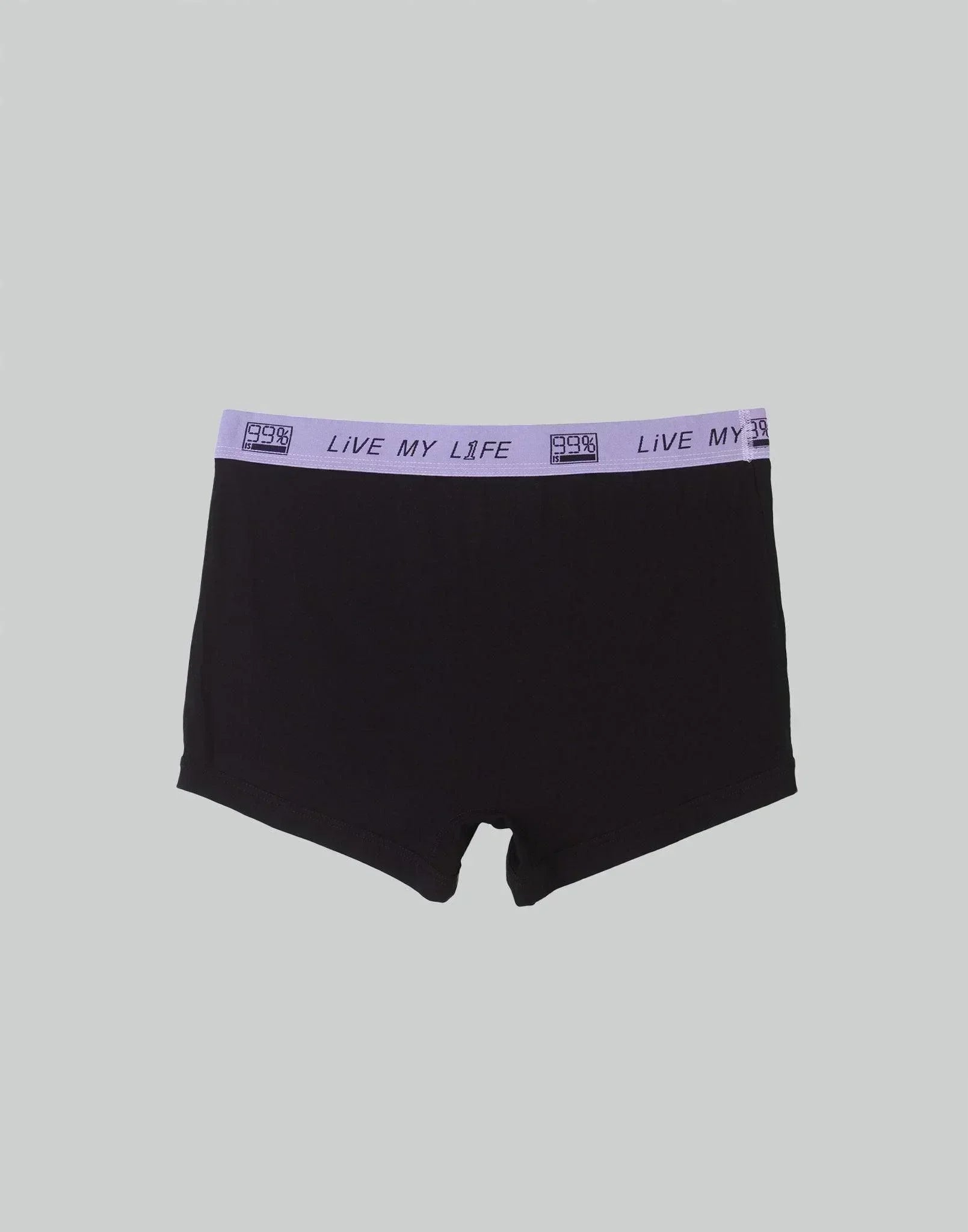 99%IS- - ' LiVE MY L1FE ' PANTIES FOR MEN - 082plus