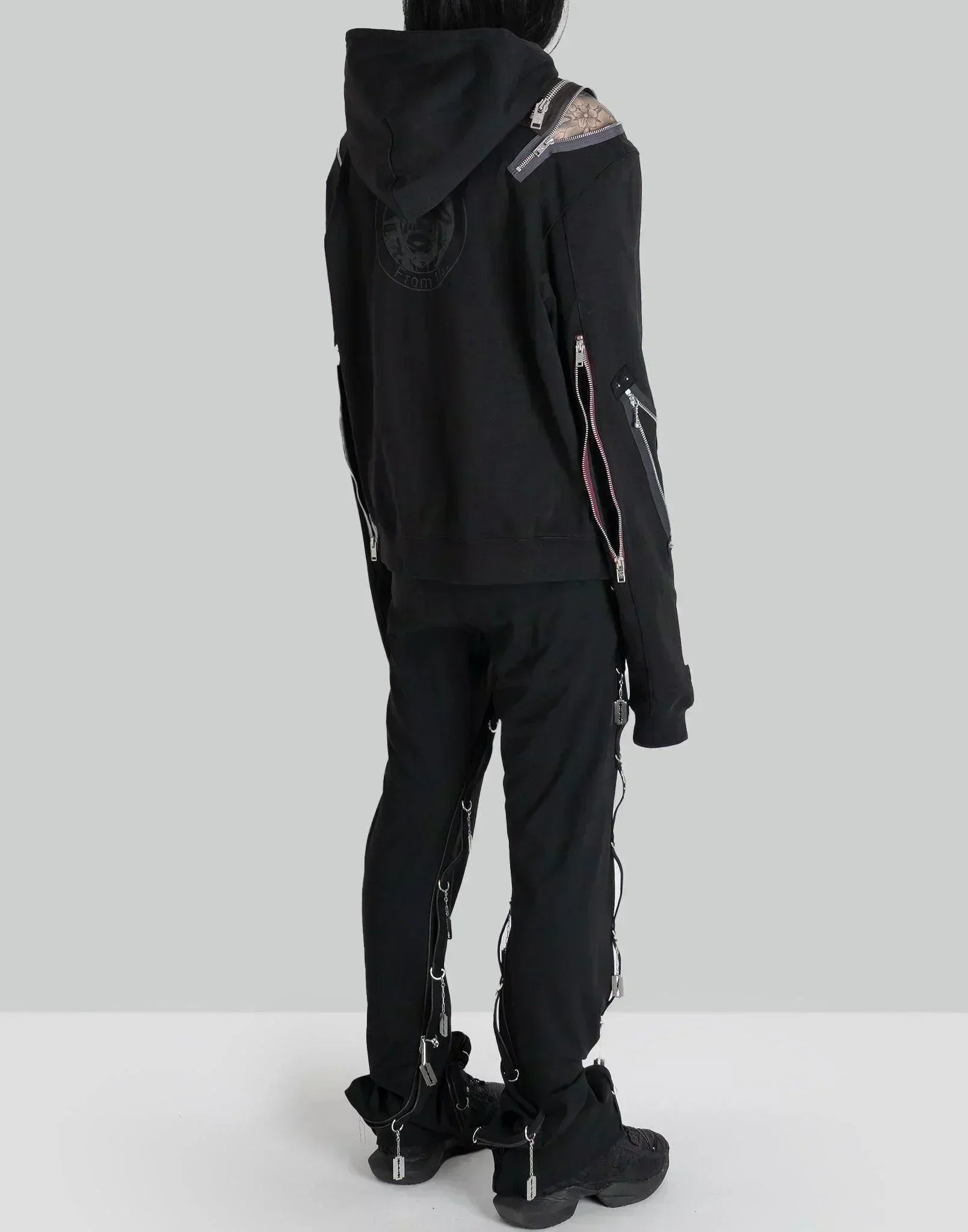 99%IS- - " NANJA " Multi Zip Hoodie - 082plus