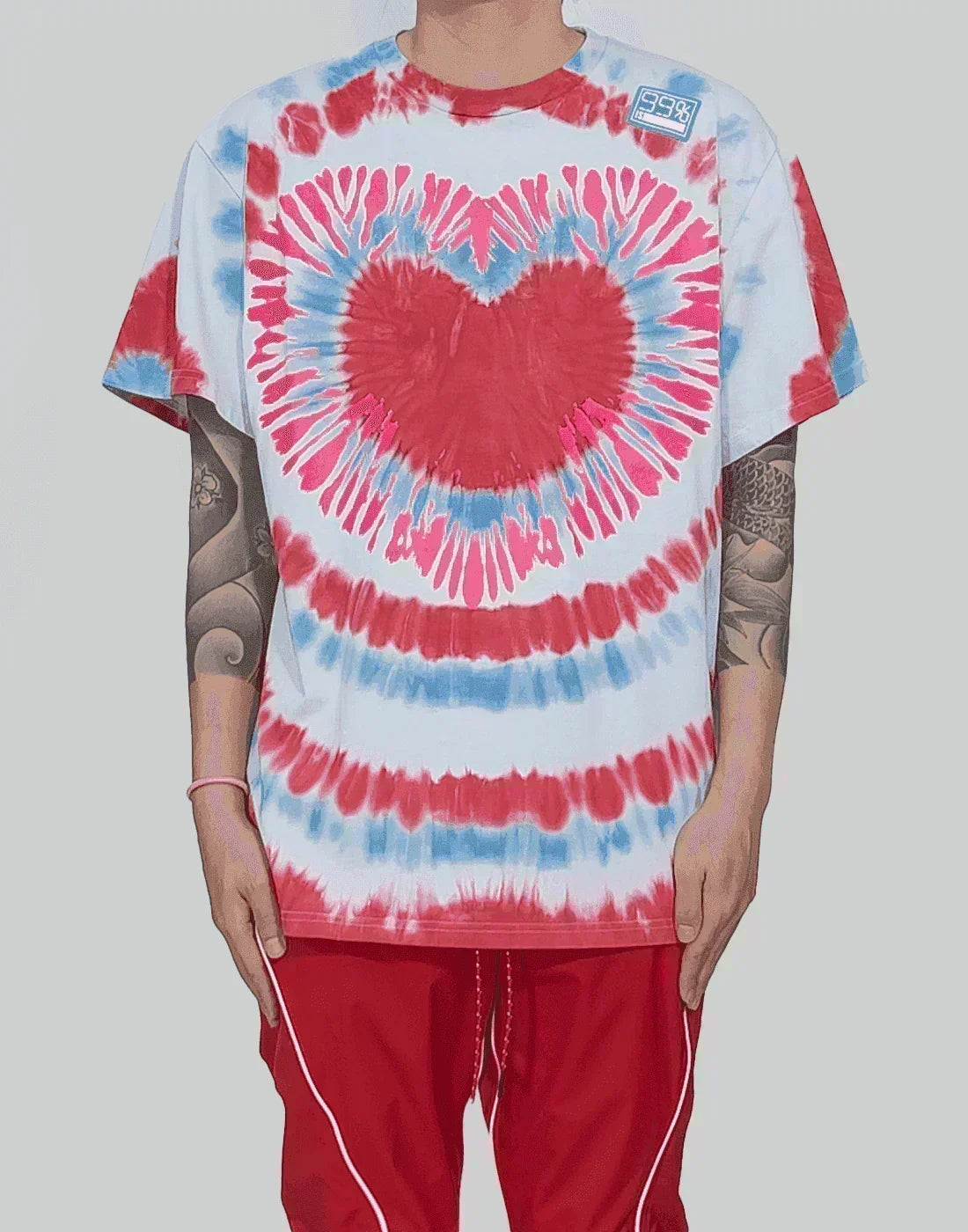 99%IS- - Our " 1%ove " Tie-Dye T-Shirt - 082plus
