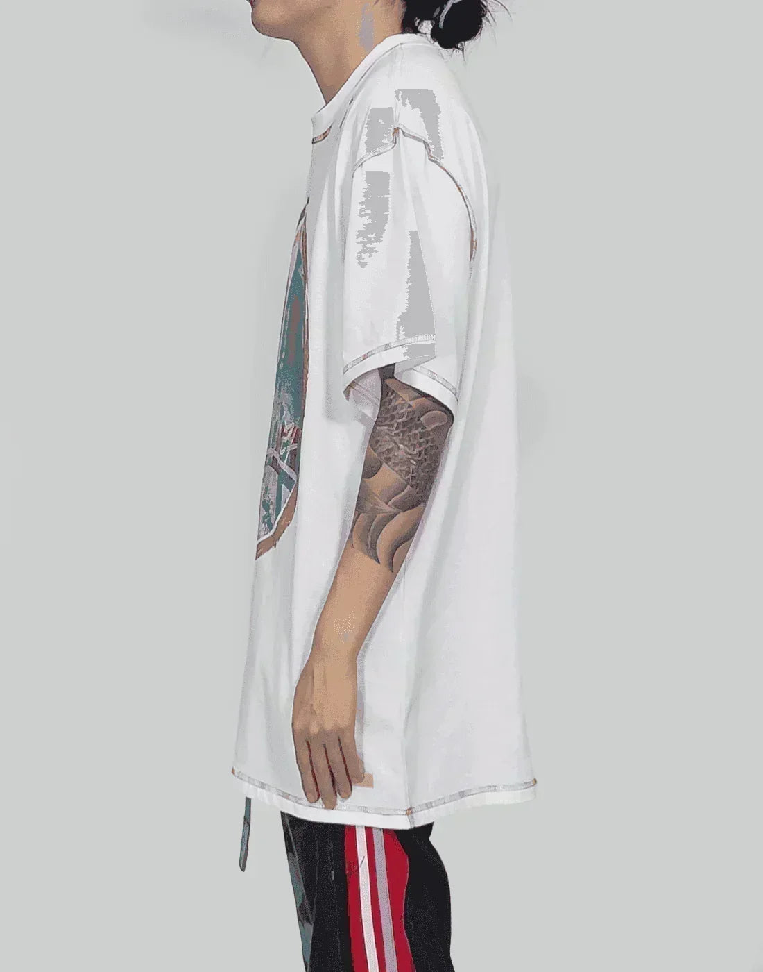 99%IS- - Our Face Rainbow Stitch T-shirt - 082plus