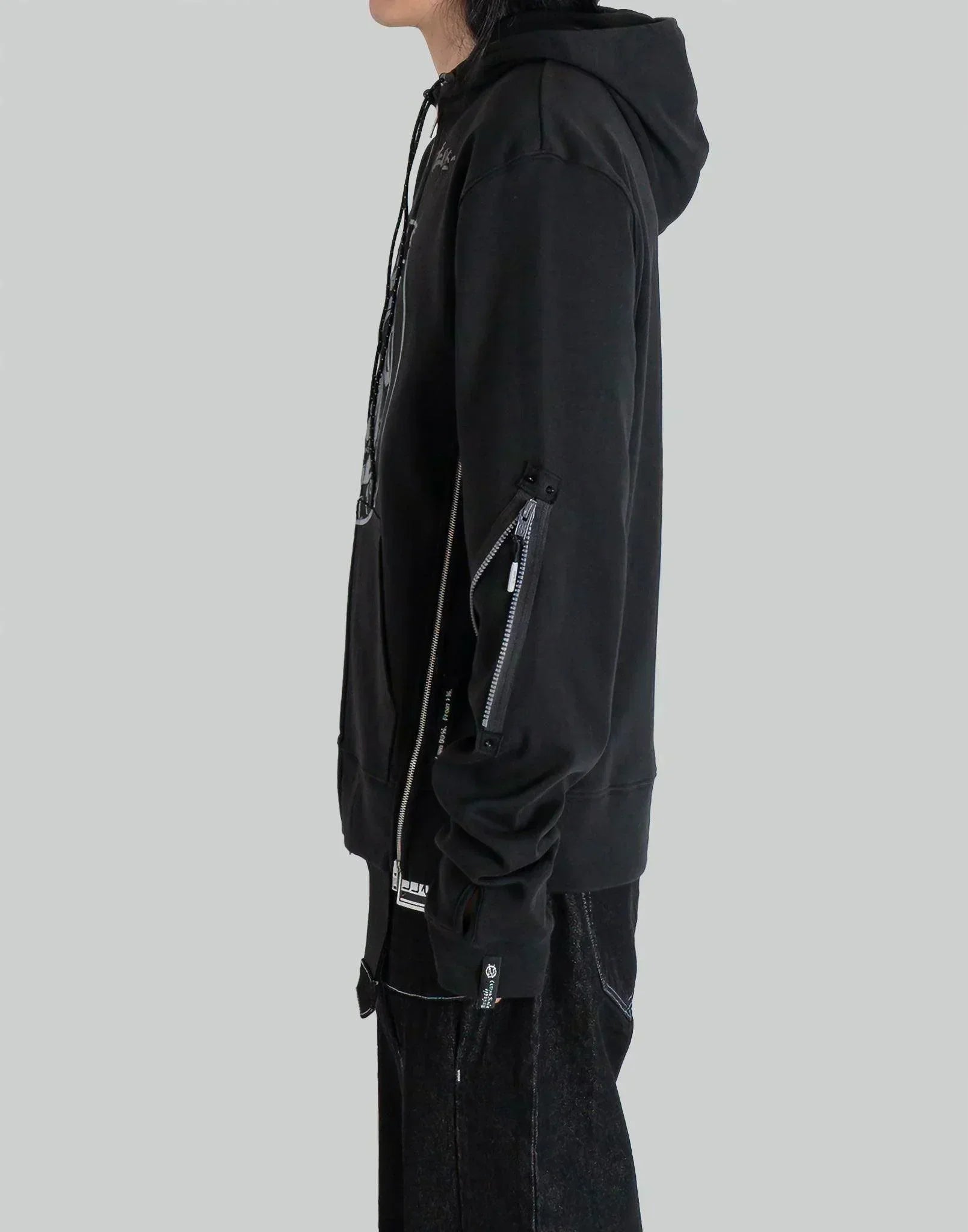 99%IS- - ' OUR FAITH ' " ATT1%TUDE " Zip Hoodie - 082plus