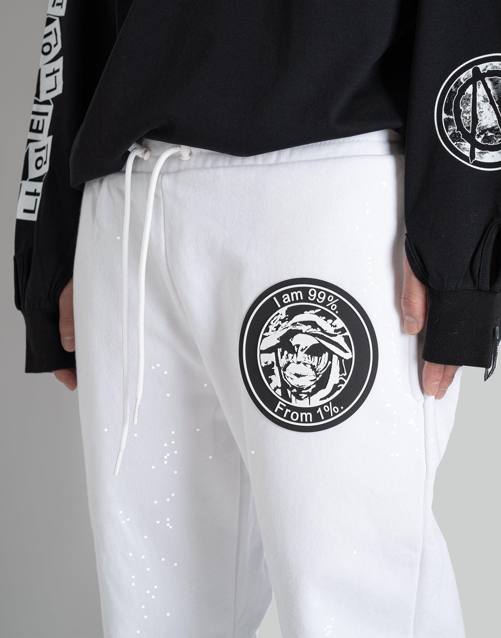 99%IS- - ' OUR FAITH ' Patch Jogger Pants - 082plus