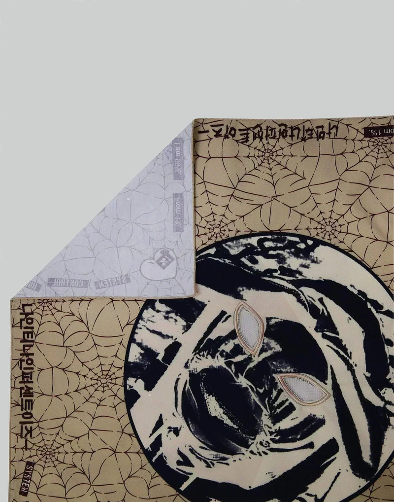 99%IS- - ' OUR FAITH ' Spider Web Mesh-Eye Scarf - 082plus