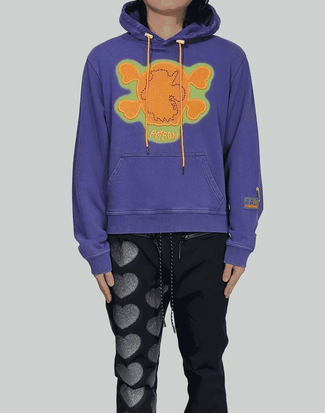 99%IS- - Poison Apple Washed Hoodie (Hand Made Custom) - 082plus