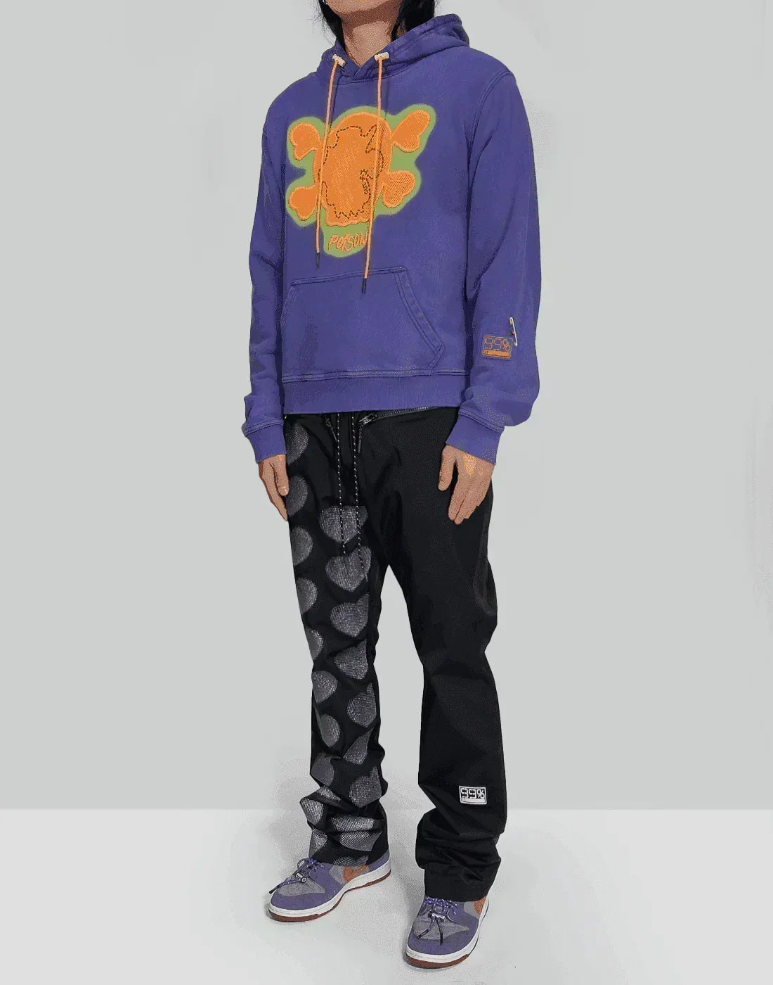 99%IS- - Poison Apple Washed Hoodie (Hand Made Custom) - 082plus