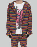 99%IS- - Ribbed " Fine! Apple " Mohican Hoodie - 082plus