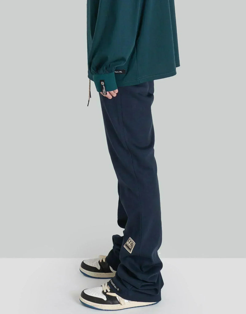 99%IS- - Semi Slim Flare Track Pants - 082plus