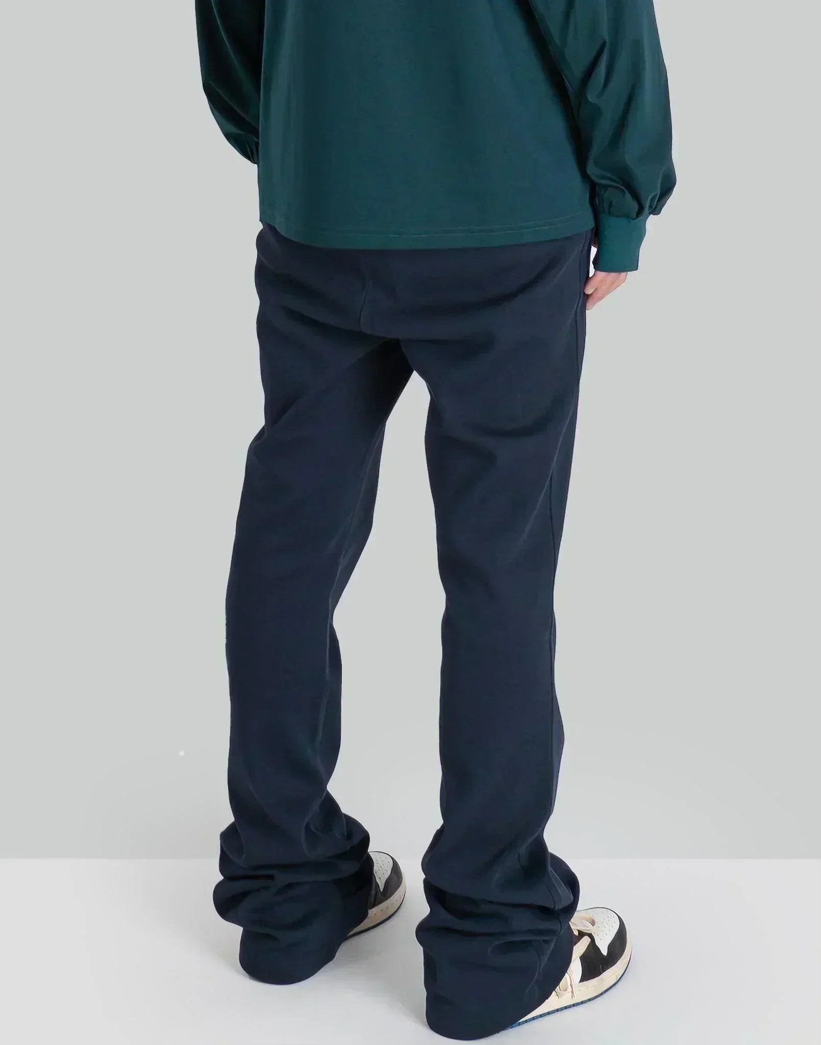 99%IS- - Semi Slim Flare Track Pants - 082plus