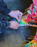 99%IS- - UPSIDE DOWN 'ATT1%TUDE' SHOELACES - 082plus