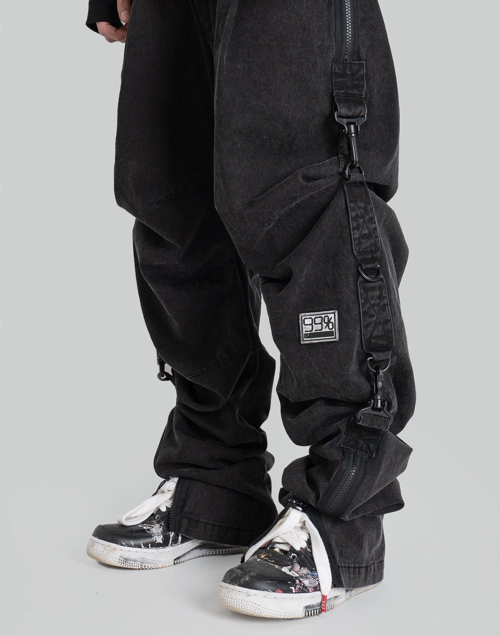 99%IS- - Washed D-ring pants - 082plus