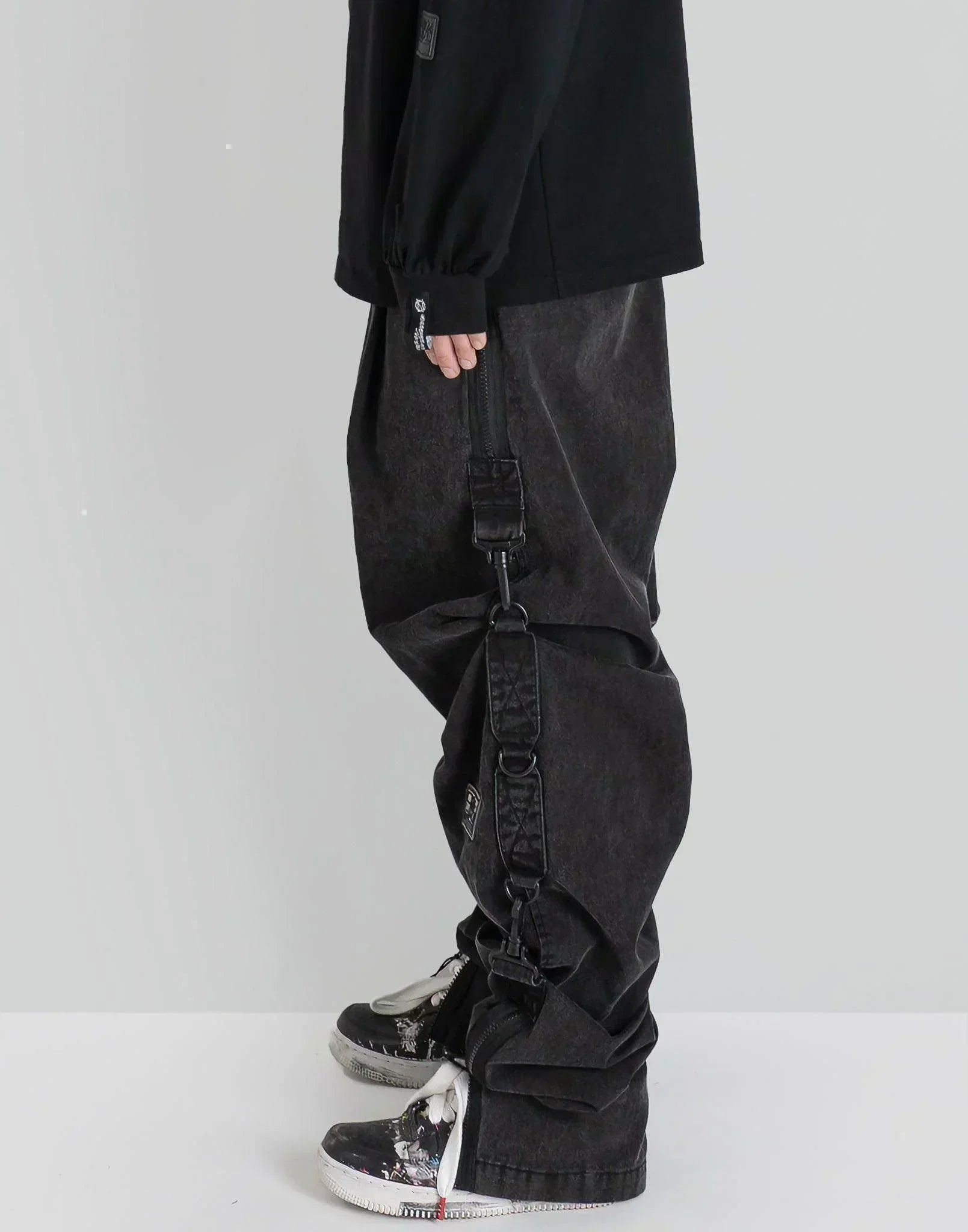 99%IS- - Washed D-ring pants - 082plus