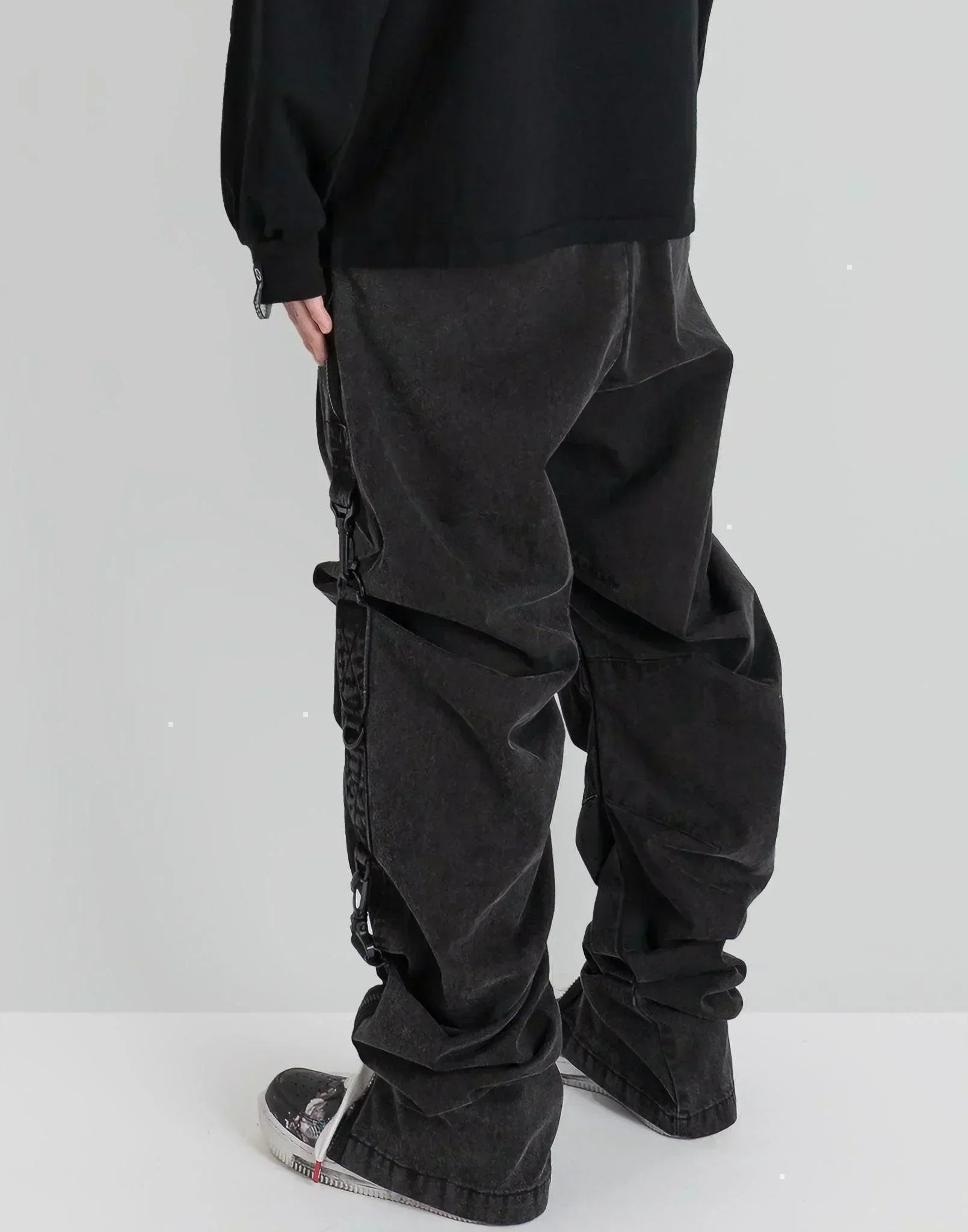 99%IS- - Washed D-ring pants - 082plus